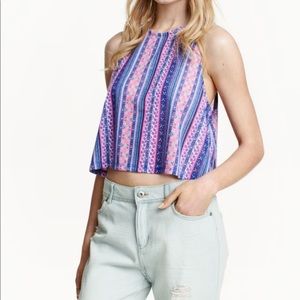 H&M SLEEVELESS CROP TOP